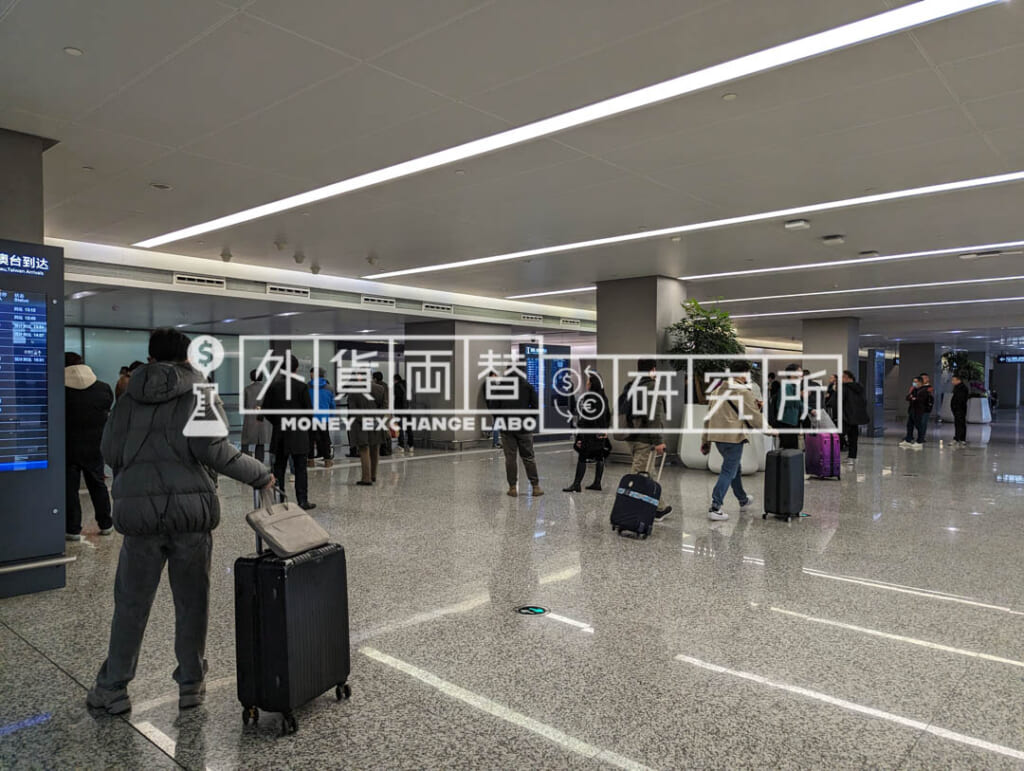 上海虹橋空港 1階到着ロビー
