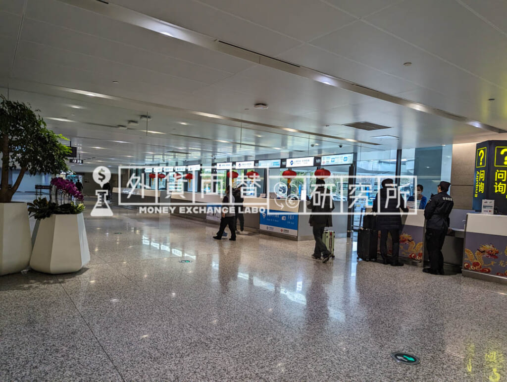 上海虹橋空港 1階到着ロビー